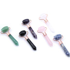 Rock Quartz Gemstone Mini Face Roller