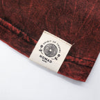 Dragon Mandala Maroon Cotton T-Shirt – Large