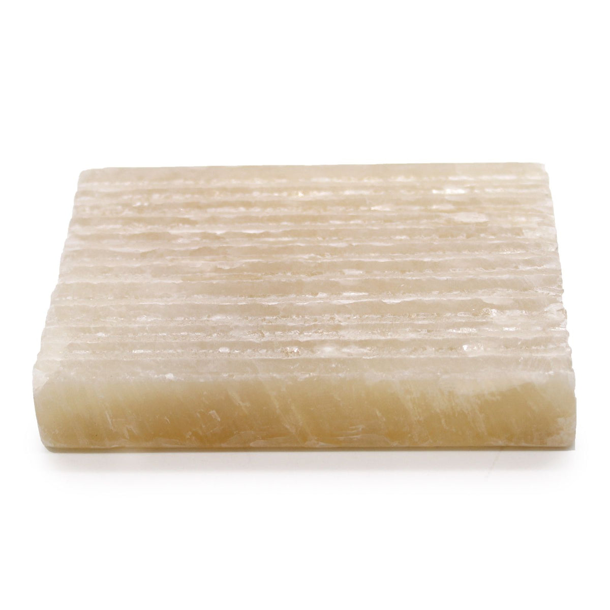 Honey Onyx Square Stone Soap Dish