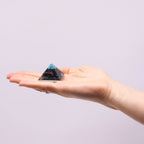 Orgonite Pyramid with Gem Chips and Copper – 25mm