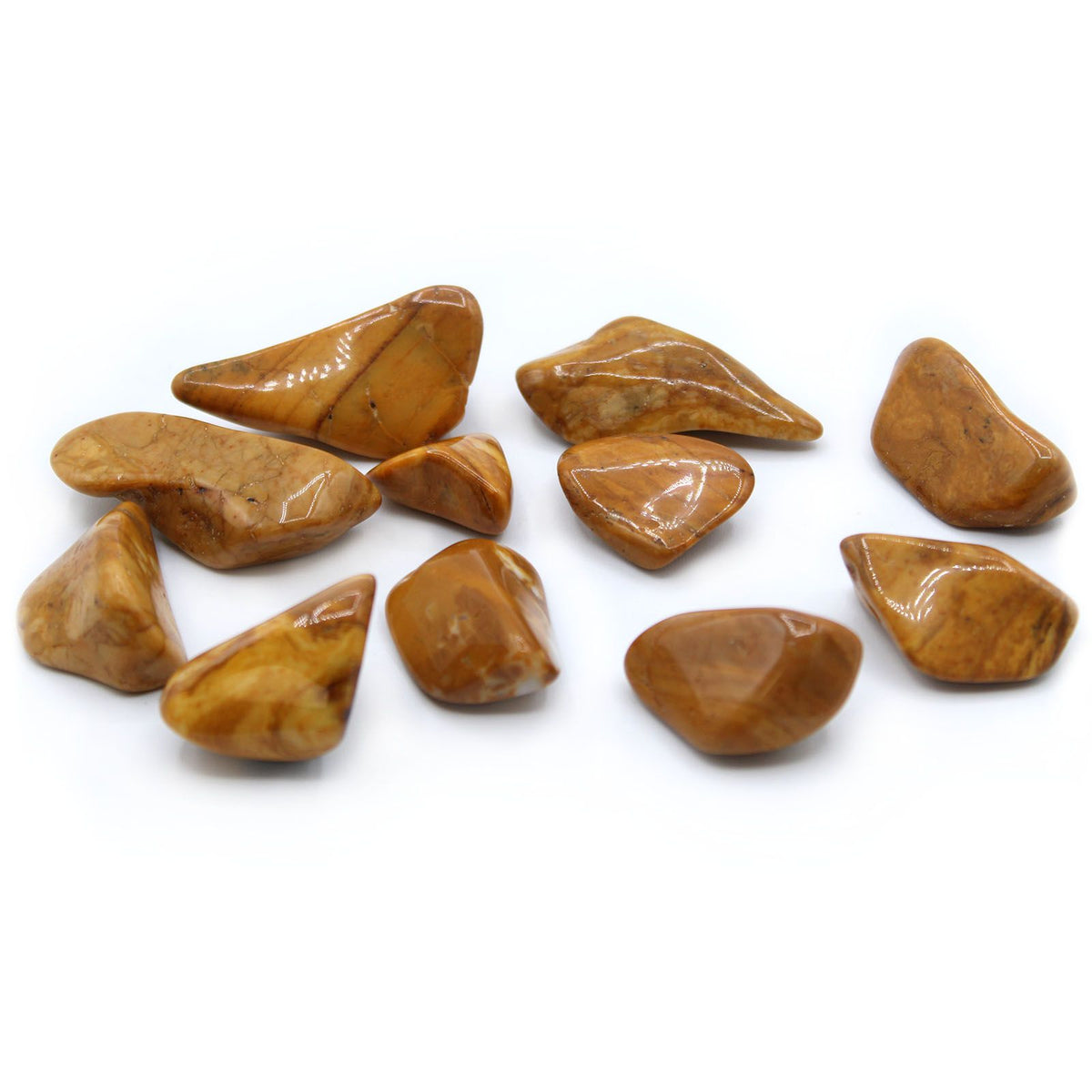 Yellow Jasper Large Tumble Stones – Pack of 24