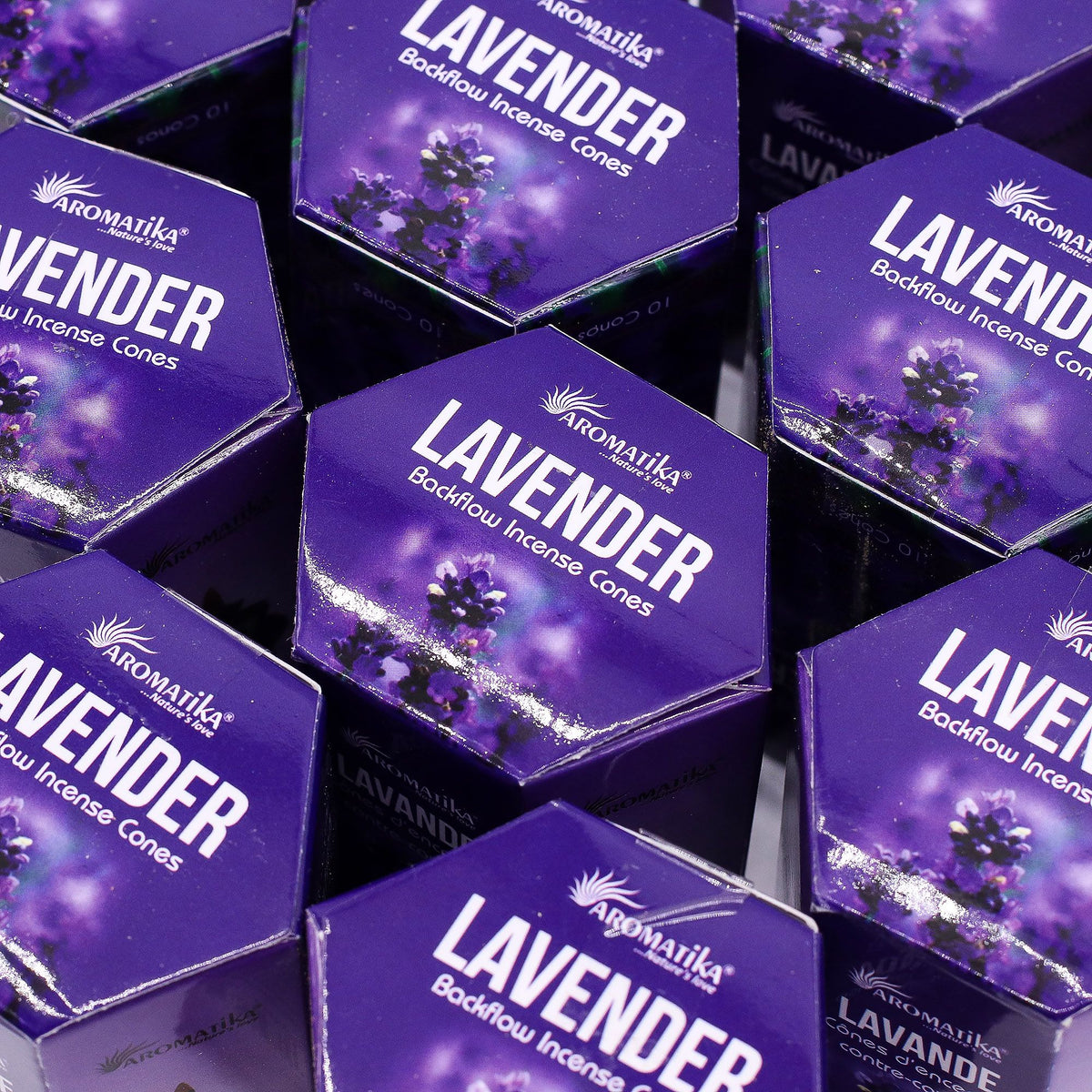Lavender Masala Backflow Incense – 10 Cones